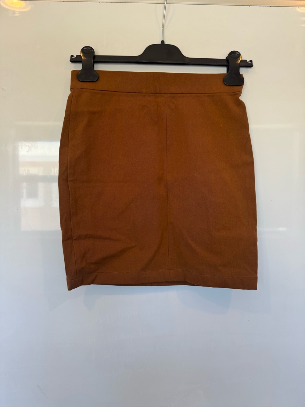 Wilfred Rust Brown Stretch Mini Skirt